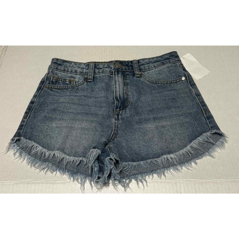 Joe's Jeans Denim Shorts Frayed Hem Distressed Wash High Rise Casual‎ Summer